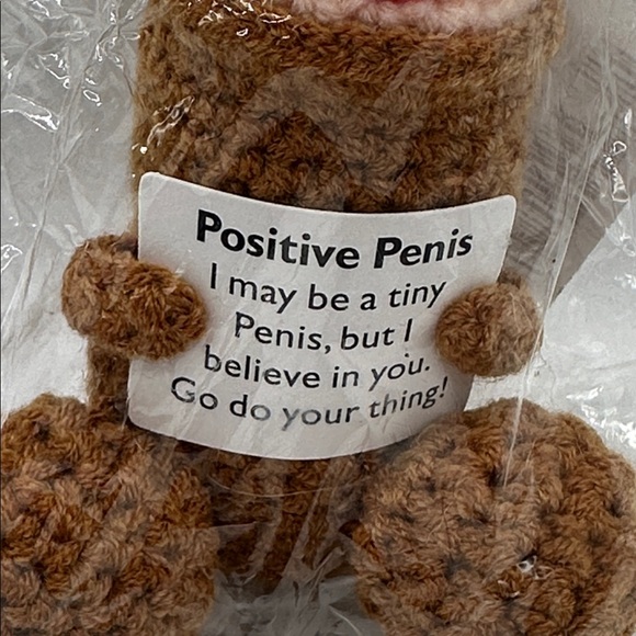 Crocheted Positive Penis Crochet Plush - Picture 2 of 2